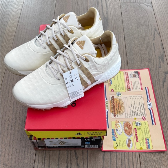 Limited edition Men’s adidas Tour 360 golf shoes size 10 waffles